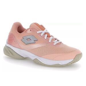 Lotto Women's Mirage 400 Medium Width Tennis Shoes, Size 7 - Peach new in box